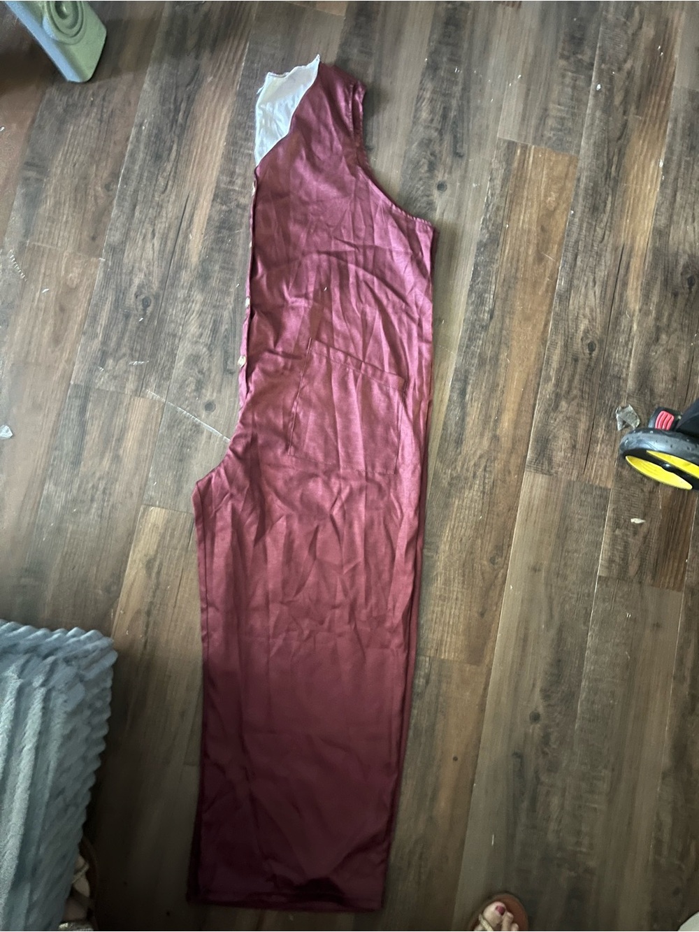 Women's Sleeveless Jumpsuit in Burgundy - Unbranded